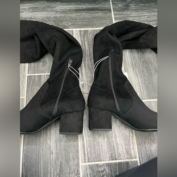 NWT A New Day Black Greta Tall Dress Boots - Picture 7 of 8